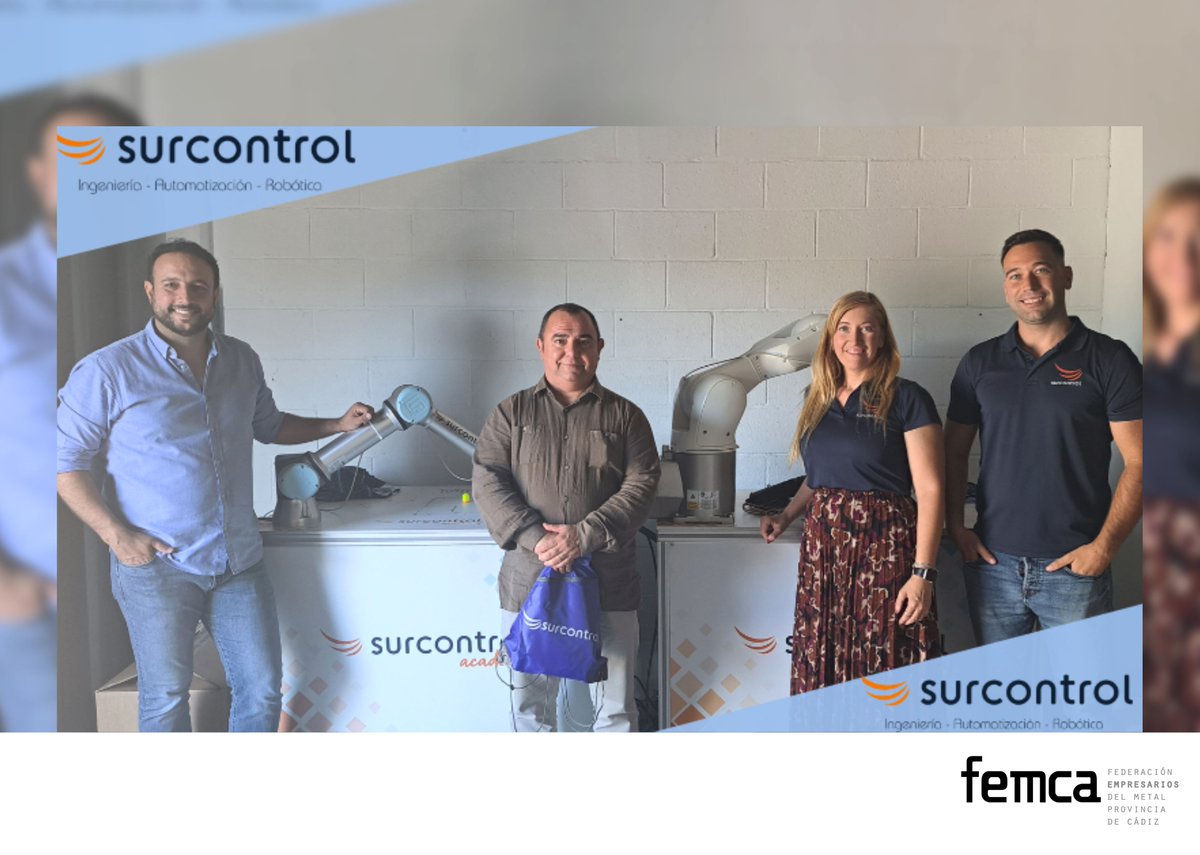 FEMCA_'s tweet image. @surcontrol  es una empresa asociada a @femca_, dedicada a ingeniería en automatización, control, supervisión de sistemas y células robotizadas especializada en la implementación de soluciones avanzadas ↩️
surcontrol.com

#femca #cec #conaif #confemetal #ian #surcontrol