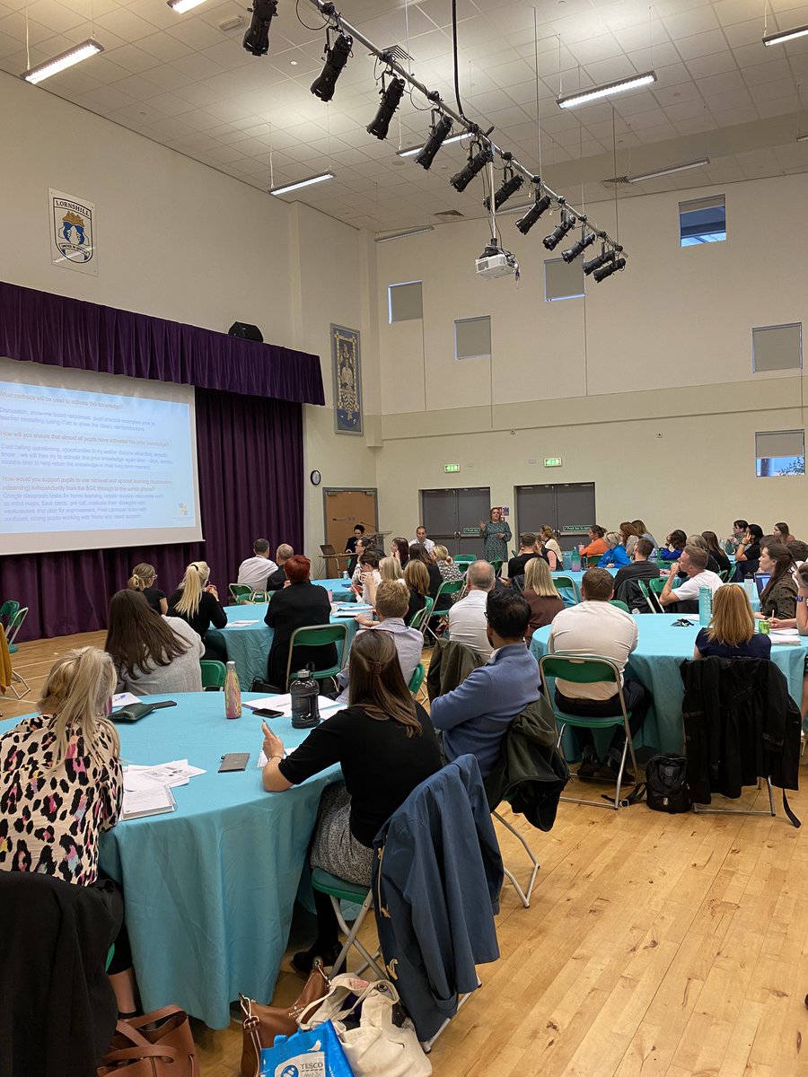 Fantastic to be spending today’s CLPL session hearing from our different teams about modelling across the school #unitedineffort 
Heard from <a href="/LornshillCA/">Lornshill CA</a> and <a href="/lornshilldt/">LornshillDesign&Tech</a> so far!