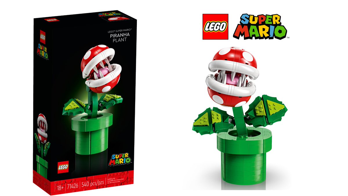 jayong28's tweet photo. LEGO have unveiled a new Super Mario set - 71426 Piranha Plant!

Should this count as a LEGO Botanical Collection set?

https://t.co/Ze1KZcjtLR https://t.co/ASPLuR92bg