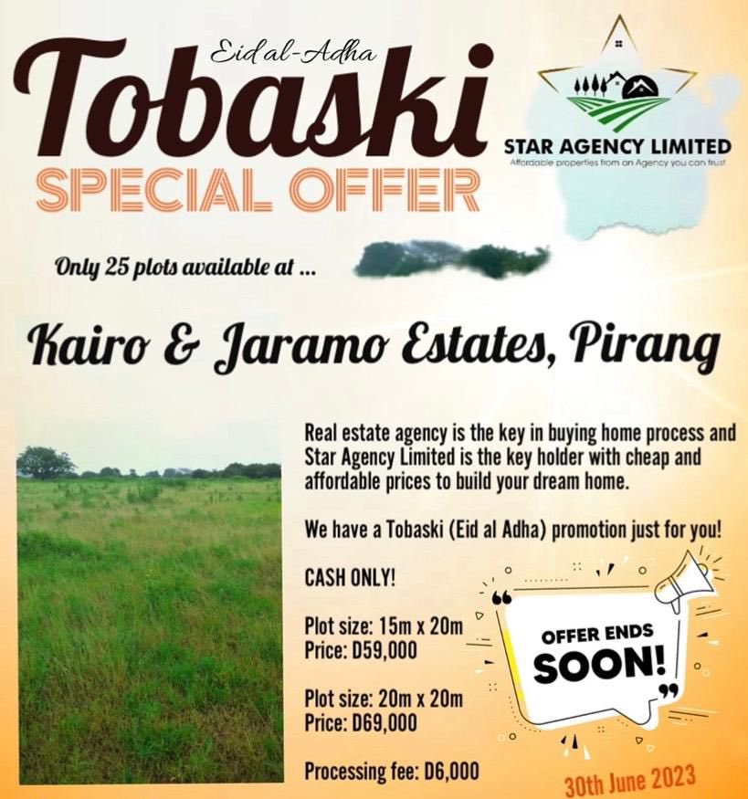 Ibn_Basiru's tweet photo. Land for sale location Pirang 100m from the Trans Gambia Highway size 15m x 20m D59,000 , 20m x 20m D69,000 processing fee D6000 few plots available https://t.co/1y6Tiynmfa