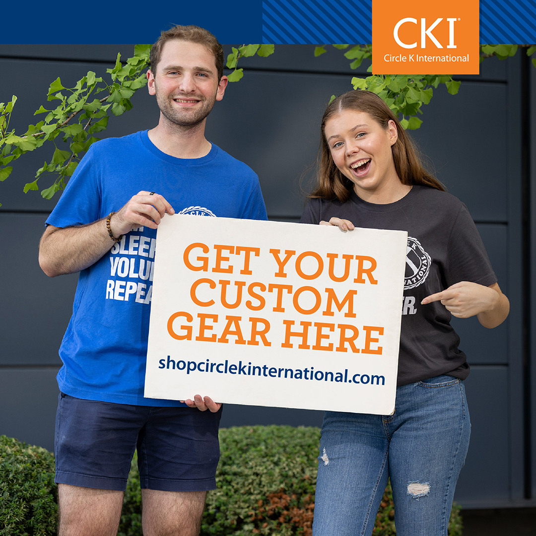 circlekintnl's tweet photo. Do you want to promote an upcoming event or add your club’s name to a T-shirt or tumbler? Customize T-shirts, pins, tumblers and more at https://t.co/ONFdvYGctb https://t.co/NwGH2o0BfL