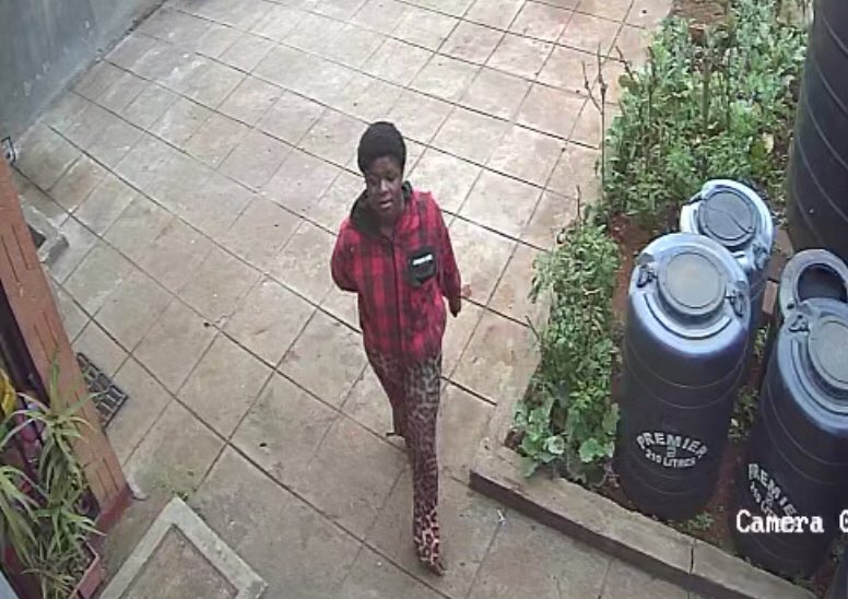 DCI_Kenya's tweet photo. WANTED SUSPECT

Following the gruesome murder  of Dr Erick Maigo, in the wee hours of Friday September 15, 2023,  detectives are appealing for information that may lead to the arrest of the woman whose images appears below.

The suspect who was captured leaving the victim's residence at Woodley Annex -Upper is believed to have been involved in the murder most foul before escaping through the back door.

Two blood stained knives believed to have been the murder weapons were recovered from the scene of crime.

As detectives burn the midnight oil to arrest the female suspect, members of the public are requested to volunteer any information that may lead to her immediate arrest.