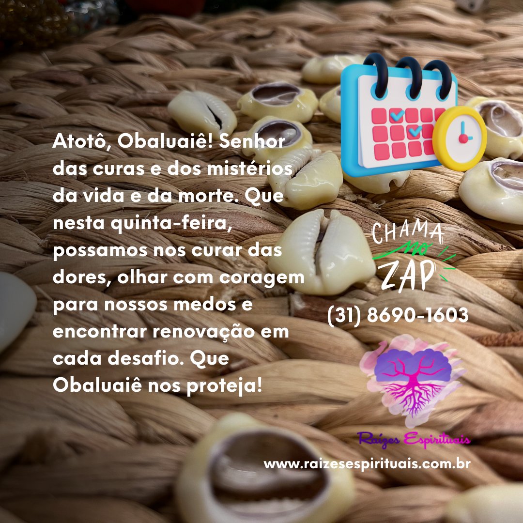 raizespiritual's tweet image. 🙏🏽 Juntos somos mais!
📱Chama no Whatsapp: (31) 8690-1603
.
#jogodebuzios #raízesespirituais #jogodebuzios #leituradebúzios #jogarbúzios
