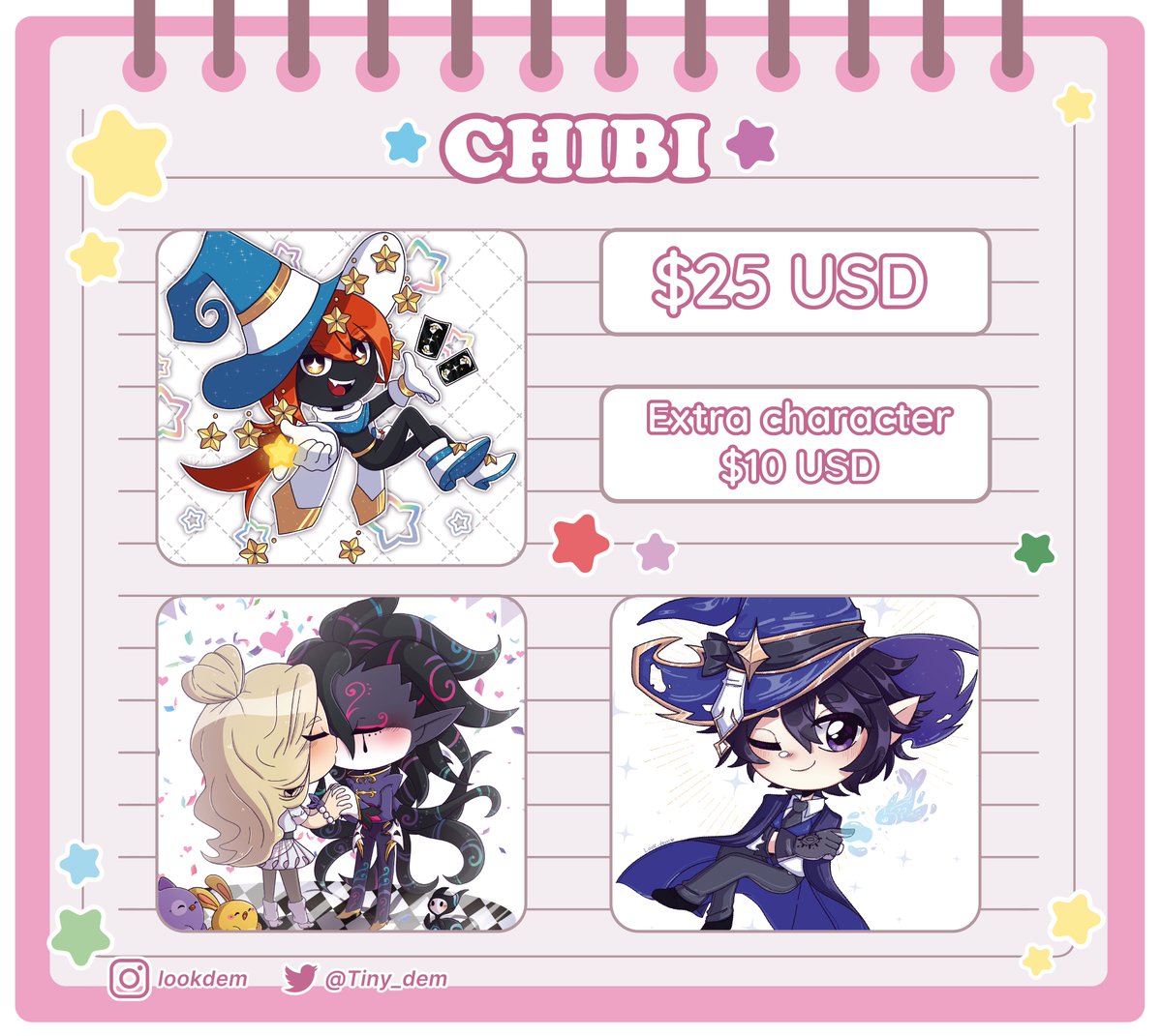 Tiny_dem's tweet photo. ✨Commission Info~!✨ 
💫For more information contact me by dm~!

✨🩷Retweets are appreciated!🩵✨ https://t.co/ASbyUMoQ6g