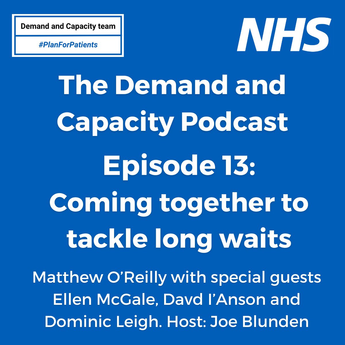 How can we come together to tackle long waits?
Listen to the🆕podcast episode 13 📷 below: 
soundcloud.com/user-991522780…

 #QITwitter #NHS #PlanForPatients