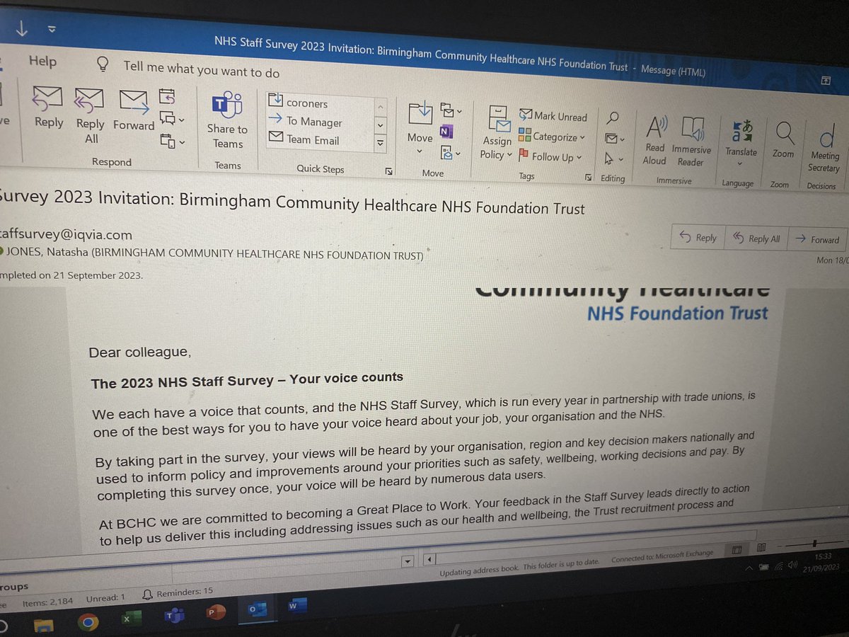 Natasha Jones (@natashaljones12) on Twitter photo Just completed my staff survey time to have your say ACSD colleagues. It’s so important to hear your voice #staffsurvey #greatplacetowork <a href="/CoghlanRebecca/">Rebecca Coghlan</a> <a href="/DawnDav47263998/">Dawn Davis</a> <a href="/SamTullettBCHC/">SamTullett</a> <a href="/tabithaceridwen/">tabitha breeze</a> Just completed my staff survey time to have your say ACSD colleagues. It’s so important to hear your voice #staffsurvey #greatplacetowork <a href="/CoghlanRebecca/">Rebecca Coghlan</a> <a href="/DawnDav47263998/">Dawn Davis</a> <a href="/SamTullettBCHC/">SamTullett</a> <a href="/tabithaceridwen/">tabitha breeze</a>