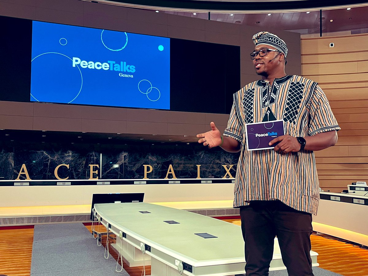 « Nous devons répondre à l’impérieuse nécessité d’apporter des solutions aux besoins qui n’ont satisfaits, font le lit des frustrations et attisent la colère qui conduit à la violence... » <a href="/Faycal_Dev/">TRAORE Cheick</a> @InterpeaceTweet #GVAPeaceTalks #BurkinaFaso