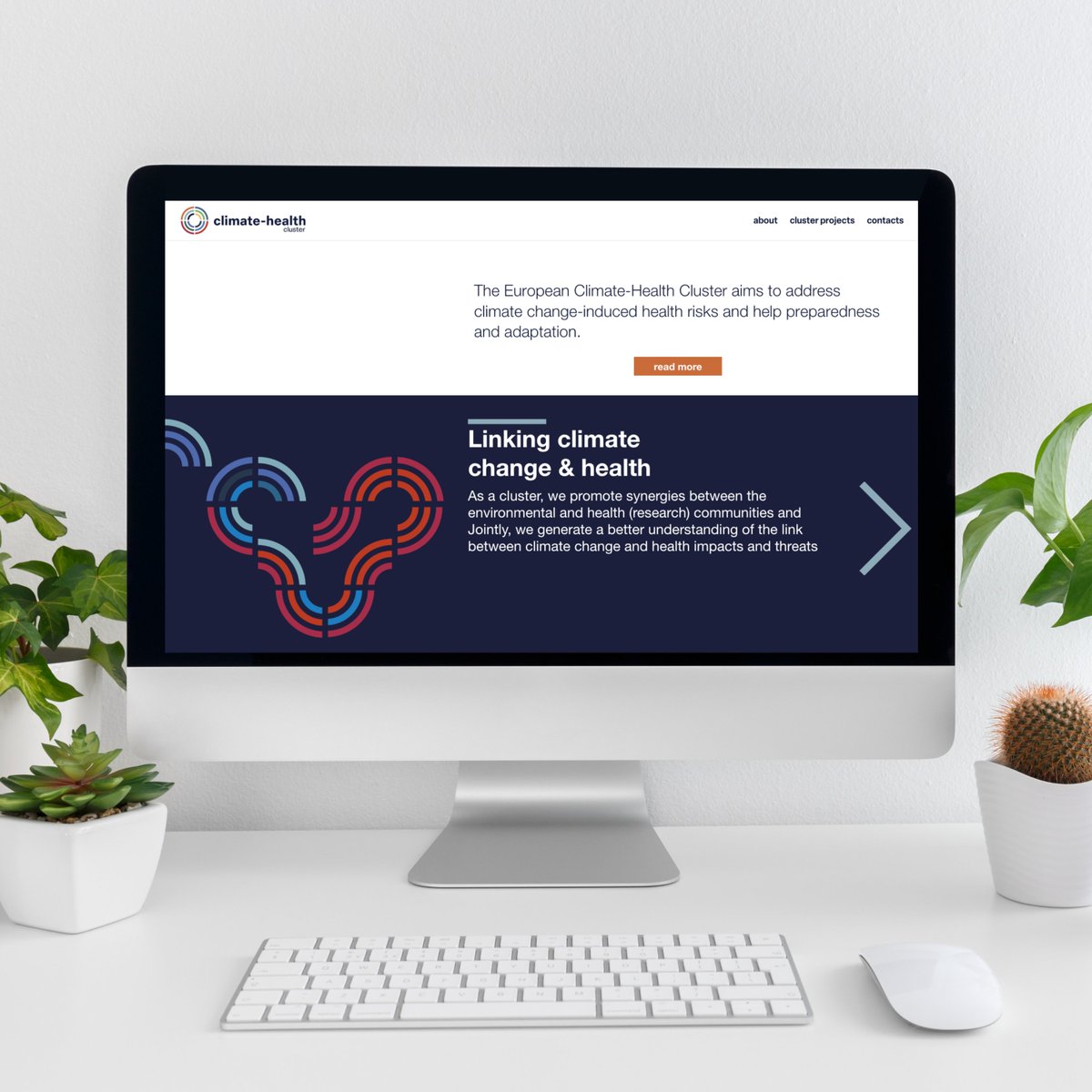 👋 Welcome to the #ClimateHealthCluster! 👋 We're  6 <a href="/HorizonEU/">Horizon Europe 🇪🇺</a> projects working together to maximise the impact of research linking #climate, #health, and #policy.▶️Visit us online and please share our post: Climate-Health.eu 

(image credit: @CLIMOSproject )