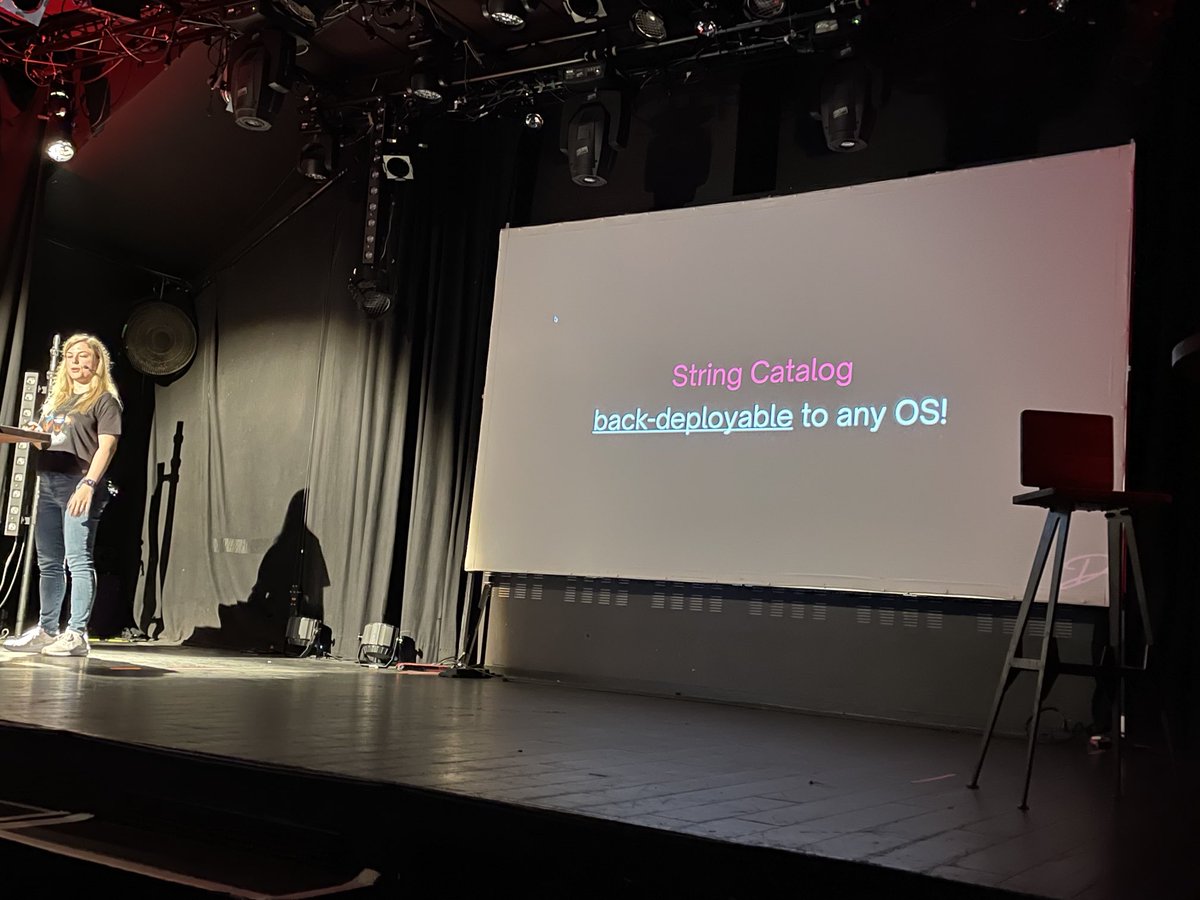sunfishgurl's tweet image. Use #StringCatalog to more easily localize🔠 #iOS 📲apps advises ⁦@dvrzan⁩ ⁦@swiftconn⁩ #LiveDemo 🤯