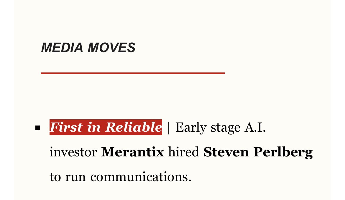 Some Perlbergsonal news! Excited to get started @Merantix and do something completely new, and also very thankful for a fun decade in journalism