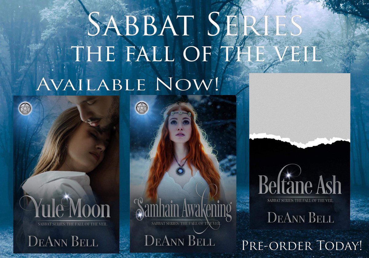 **New Release** The Sabbat Series: The Fall of the Veil by Deann Bell 

Amazon: amzn.to/48onCph

#paranormalromance #paranormal #fantasy #newrelease #sabbatseries