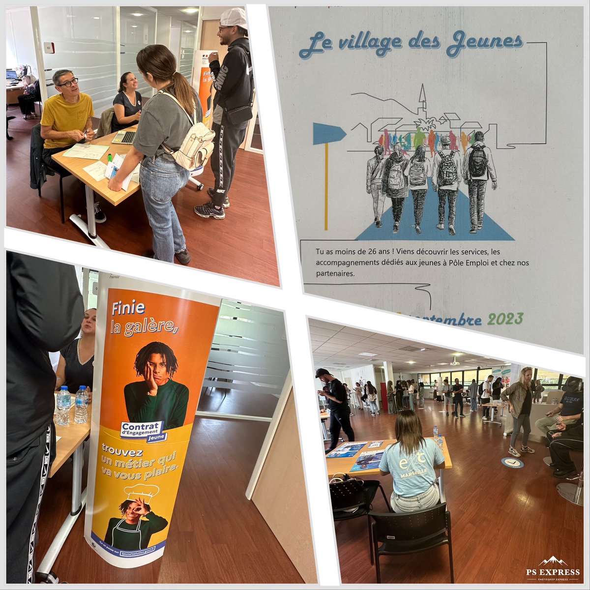 dmanuela6's tweet photo. #AvecPôleEmploi #VillageDesJeunes à l’agence Château Gombert, rencontre autour des dispositifs #jeunes proposés par #PôleEmploi et nos partenaires👉 en format jeu de piste. Une belle réussite grâce à la mobilisation des conseillers et nos partenaires! Ensemble pour nos #jeunes 💪 https://t.co/oO9eG14qZy