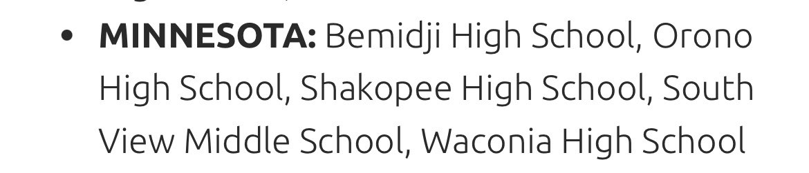 Shakopee High School is a National Banner Unified Champion School!!! This is an incredible accomplishment and reward for all of the amazing things we’re doing for all students! So proud of @GLOmiesSHS!! #liveunified @ShakopeeSchools @SOMinnesota