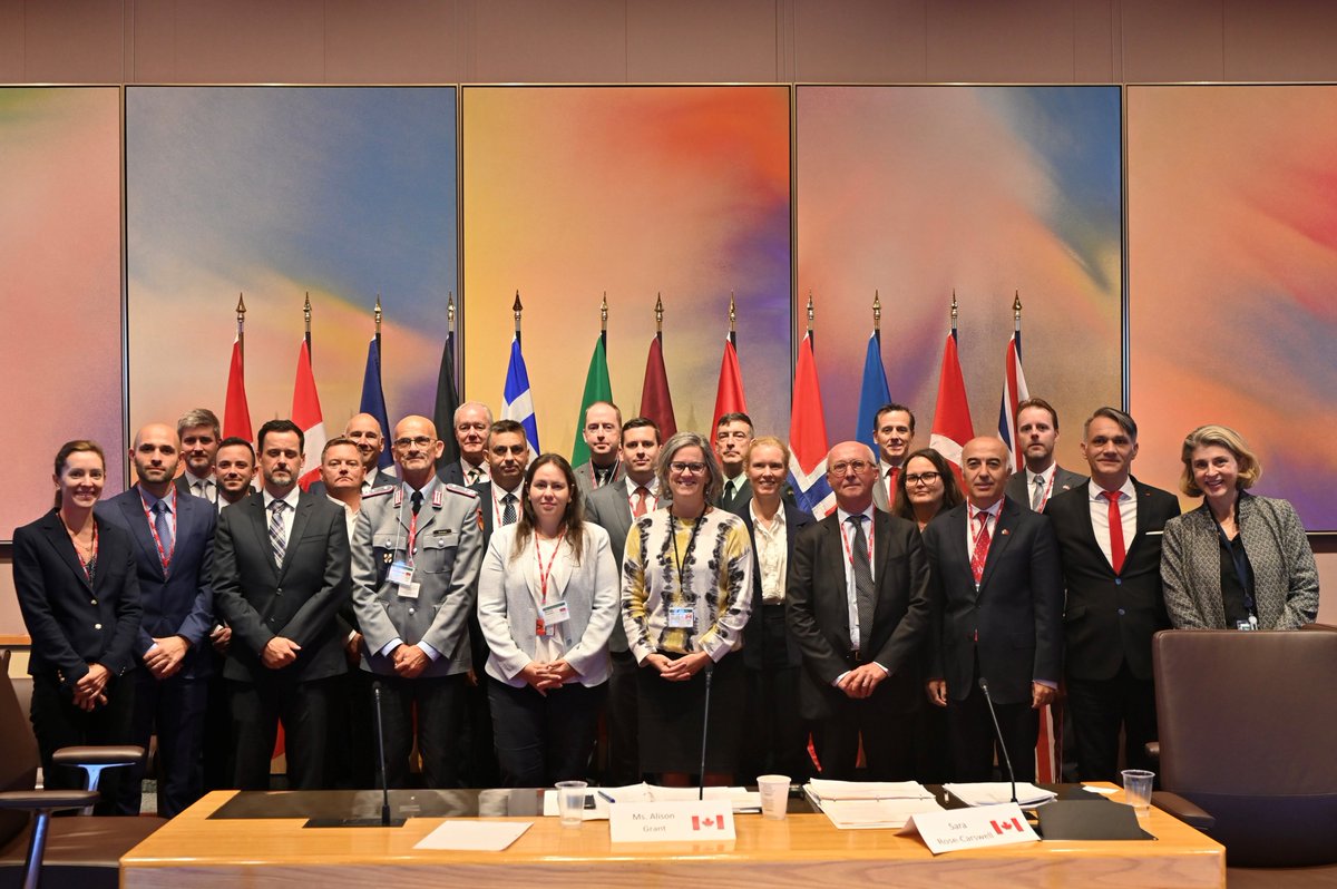 On Sept 20-21, Canada 🇨🇦 hosted 1⃣1⃣ Allies in Ottawa for the first Steering Committee meeting of the <a href="/NATO/">NATO</a> Climate Change and Security Centre of Excellence. Another key milestone met as the Centre moves towards NATO accreditation!