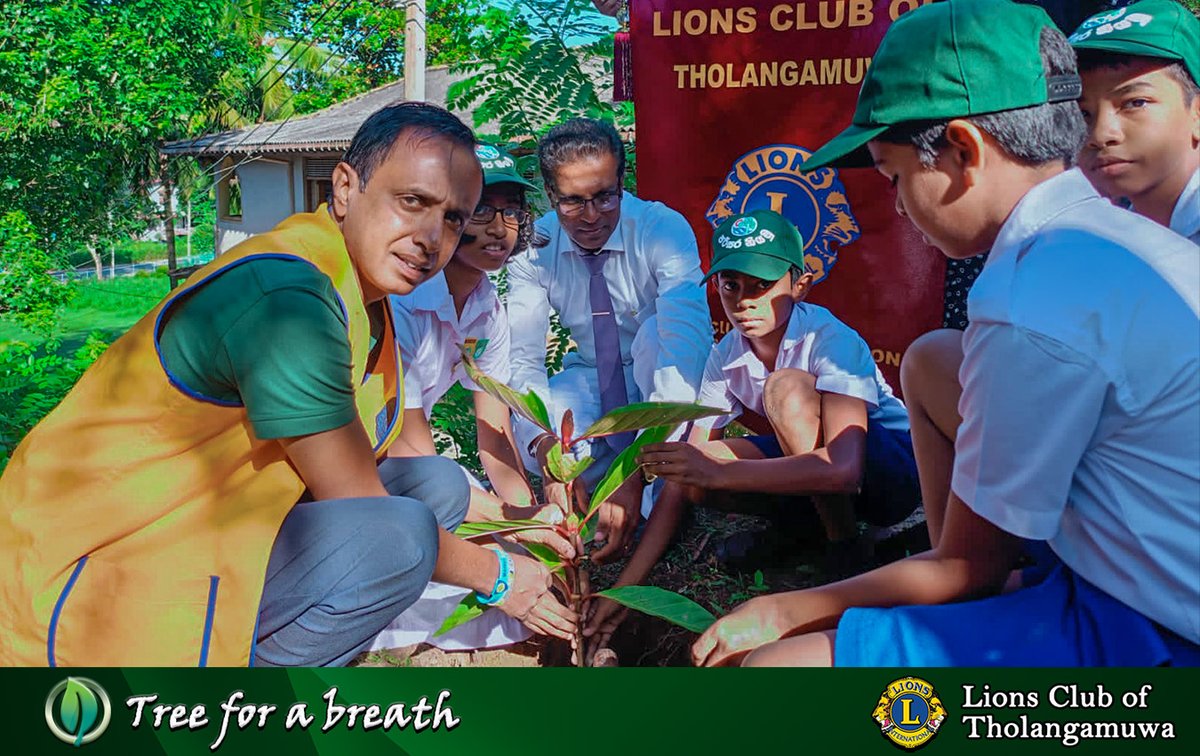 September 17 is Tree Planting Day. Simultaneously, the Lions Club of Tholangamuwa conducted the tree planting program on the 16th and 18th of September at Dudley Senanayake Central College, Tholangamuwa in Sri Lanka.