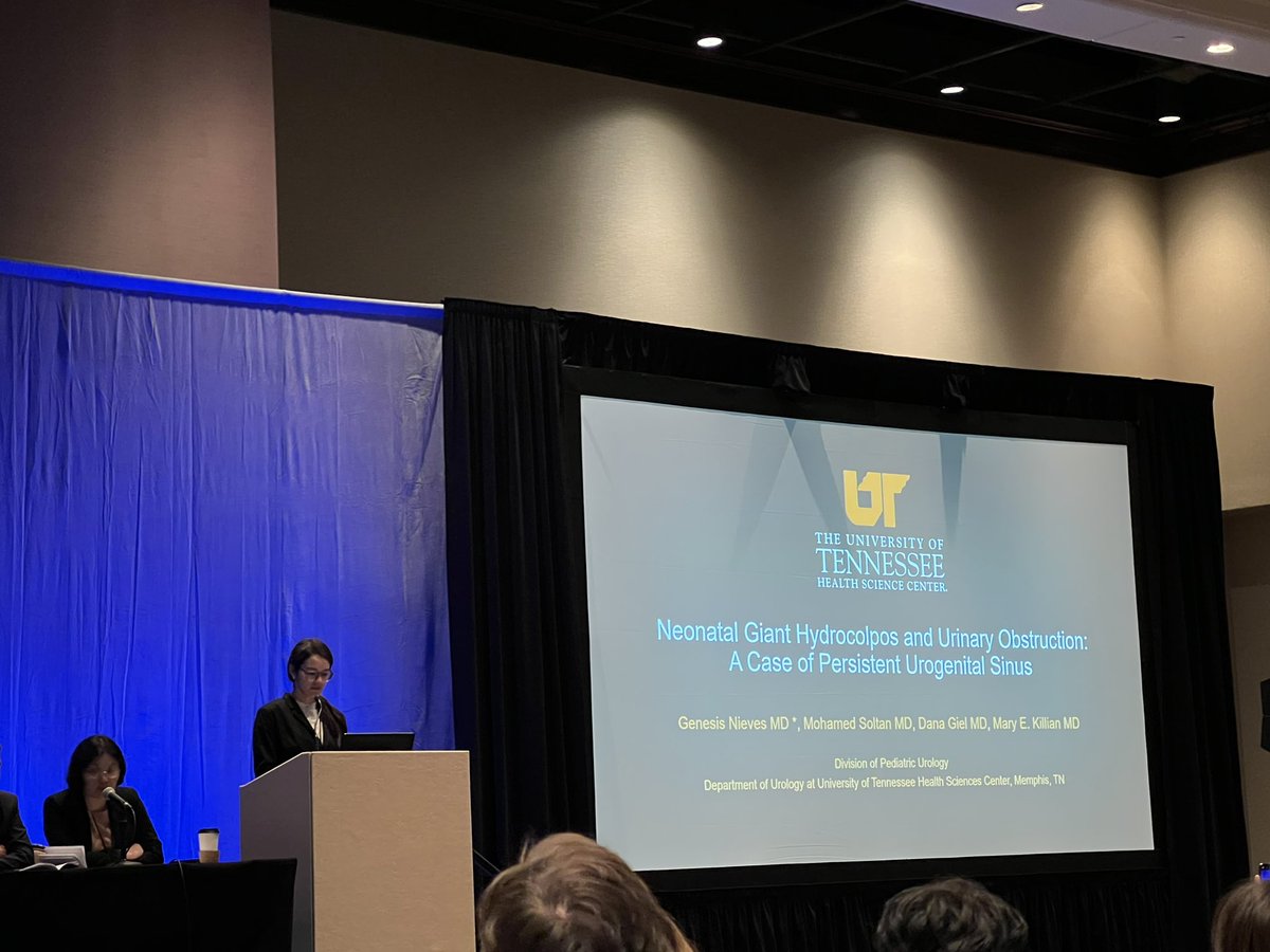 Very proud of our resident, Genesis Nieves, who did a great job presenting this morning during <a href="/FetalUrology/">Society for Fetal Urology</a> meeting at #PUFC2023. Way to go, Gen! <a href="/UTHSCUrology/">UTHSC Urology Residency Program</a> <a href="/LeBonheurChild/">Le Bonheur Children's</a> <a href="/SPU_Urology/">SPU_Urology</a> <a href="/uthsc/">The University of Tennessee Health Science Center</a>