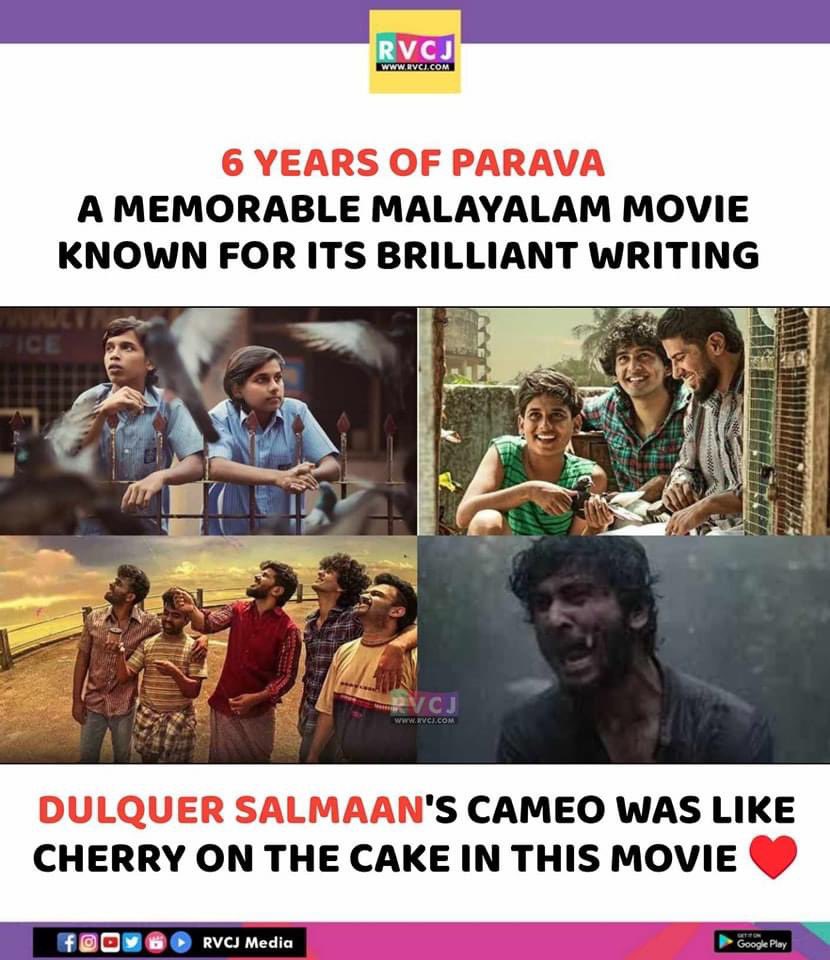 rvcjmovies's tweet photo. 6 years of parava!
#parava #dulquersalmaan #shanenigam #soubinshahir #malayalamcinema #mollywood #rvcjmovies https://t.co/E0bgcm4Njr