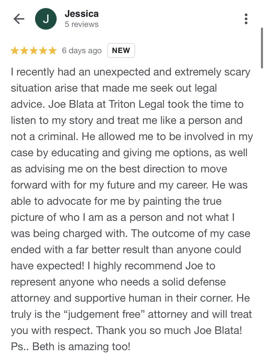 TritonLegalPLC's tweet photo. Thank you for the kind words, Jessica! We always try to go above and beyond for our clients, and we’re so glad you were satisfied! https://t.co/G4HPq0VPH4