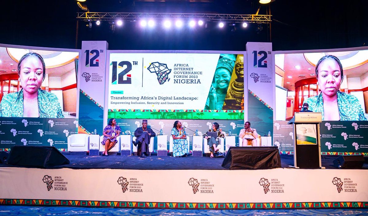 Prof_danbatta's tweet photo. Yesterday, as the CEO of the Nigerian Communications Commission, I had the privilege of joining a High-Level Panel to discuss the Africa Digital Landscape Transformation at the Africa Internet Governance Forum 2023. https://t.co/M6wNscDpHg