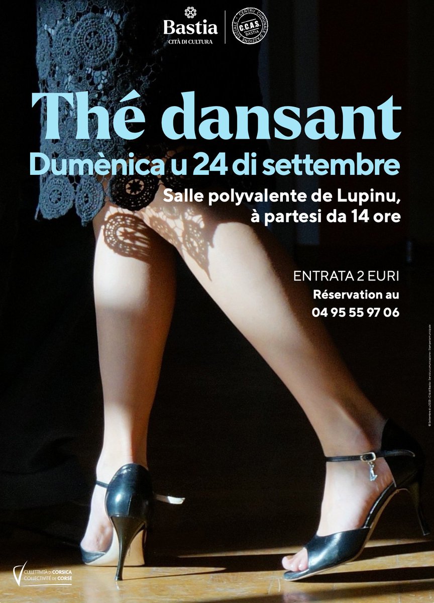 #Ballu | Les thés dansants reprennent, le premier pour cette rentrée est prévu ce dimanche 24 septembre à 14h à la salle polyvalente de Lupinu ! 

V’aspettemu numerosi !