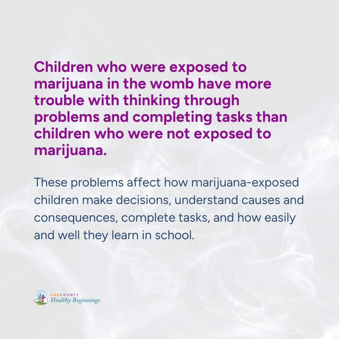 ⚠️ Think Twice: Marijuana and Pregnancy 🤔🌿

While marijuana is often seen as harmless, using it during pregnancy can increase the risk of stillbirth and developmental delays. Give your baby a healthy beginning! Learn more at bit.ly/3DBuiT6.