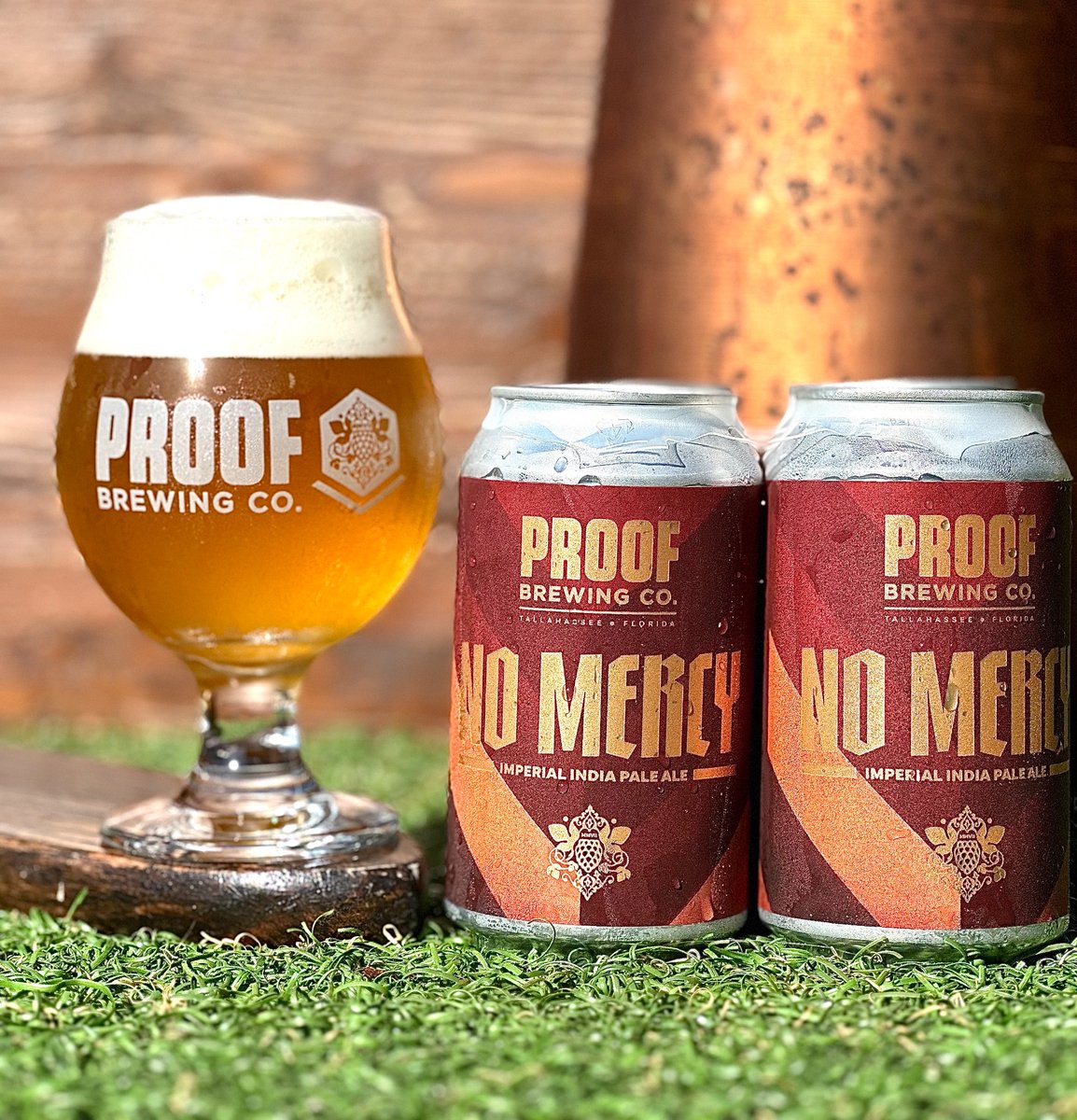 Special release of No Mercy Imperial IPA today at 4PM. Taproom only - limited amount of 4pks &amp; draft🍻