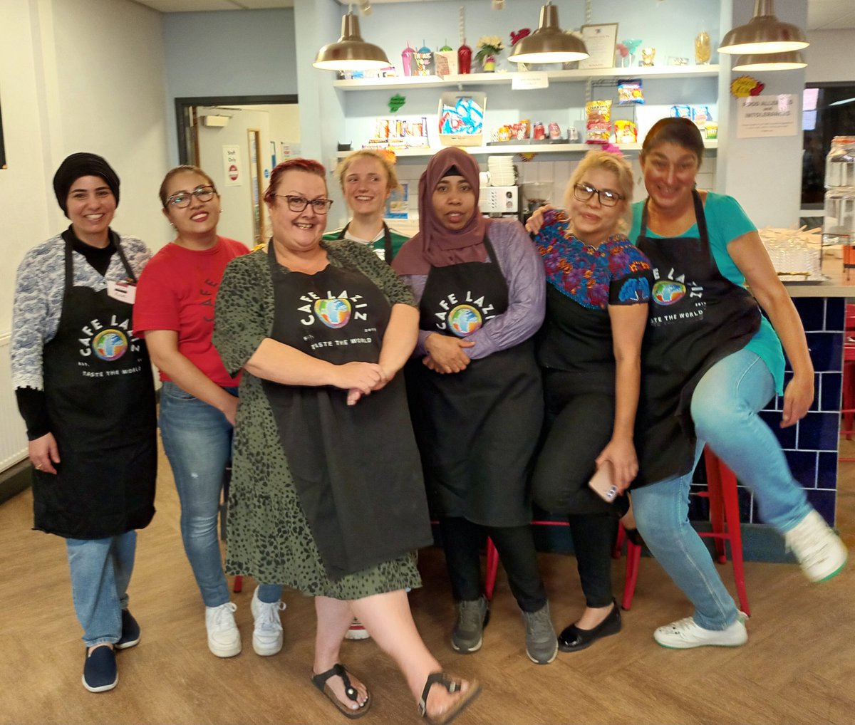 Our fantastic team worked so well together and our ESOL learners definitely enjoyed their lunch!
<a href="/LazizCafe/">Café Laziz</a>