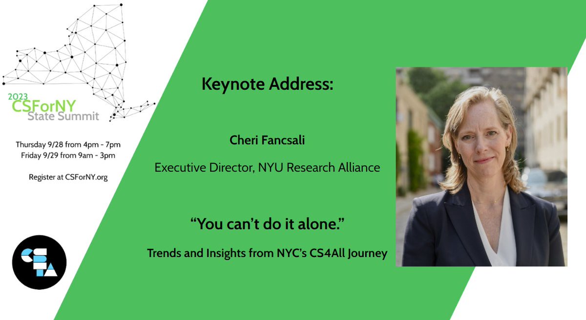 CS Teachers Association NYC Chapter + CSForNY tweet media