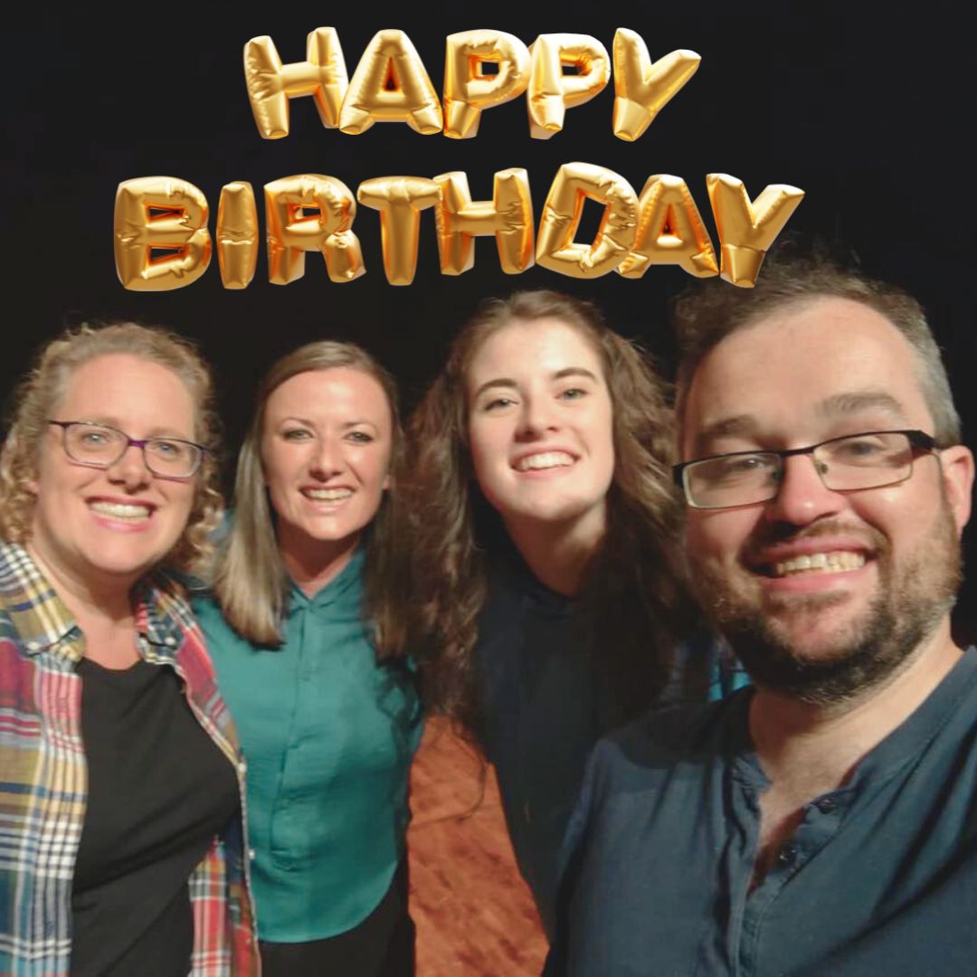 🥳 Special shoutout today! 🎂 Our co-directors Charlie & Marina, have birthdays just a week apart, but today it's all about Marina (you know who's writing this 😉) Exciting week ahead with Geneva shows starting tomorrow in Bristol @WardrobeTheatre🎭 Bristol folks, join the fun!🎈