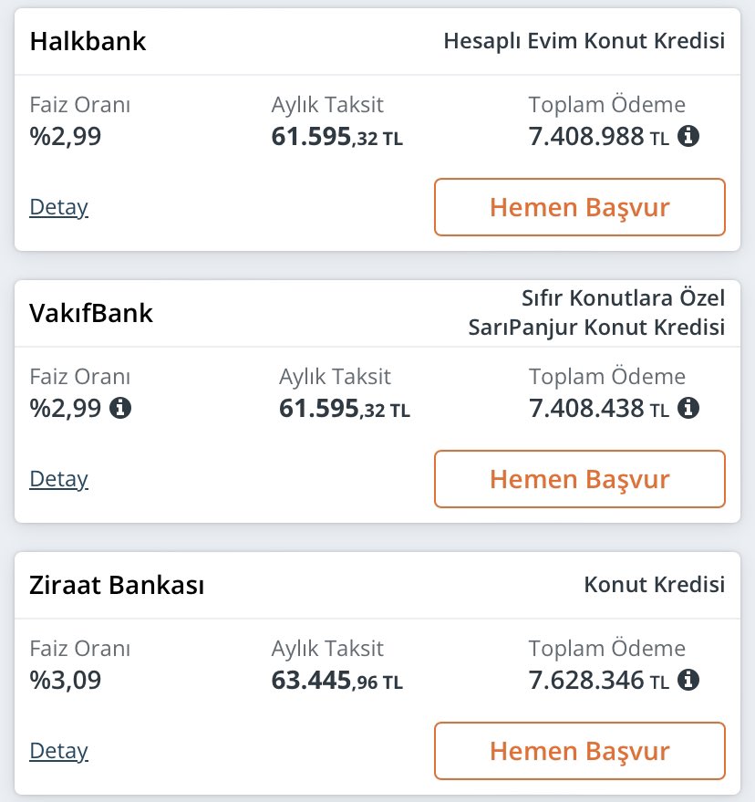 120 ay vadeyle 2 milyon lira konut kredisi almak için ödenen

Aylık taksit: 61.595 lira
Toplam para: 7.408.988 lira

Türkiye'de ortalama konut fiyatı 2 milyon 600 bin lira.

Bu ülkenin yüzde  98'i konut sahibi olamaz. Türkiye mülksüzleşiyor. Ayrıcalıklı bir azınlık ve yabancılar