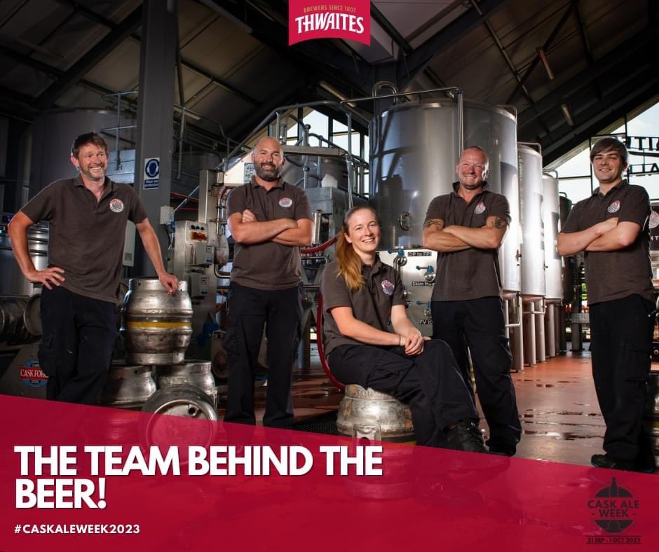 Today marks the start of #CaskAleWeek  and we would like to start giving a big thank you to our amazing team of brewers!

You brew the foundations of our business and we couldn’t be who we are without you guys!

Here’s to cask ale week and cheers!🍺