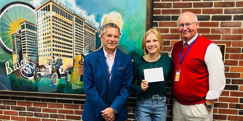 WSDNews's tweet image. Mott High School senior Megan Riley has been named a “Commended Student” for her outstanding performance on a qualifying test for the 2024 National Merit® Scholarship Program. Great job representing WSD and Mott High School Megan! #TheFutureIsBright