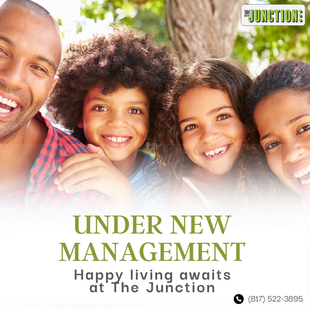 🎉 The Junction Apartments has new management and amazing leasing specials! ✨
Discover our transformed living experience in newly renovated apartments! 🏡

Ready to upgrade your lifestyle? Schedule your visit today and join our thriving community.
(817) 522-3895
#NewManagement
