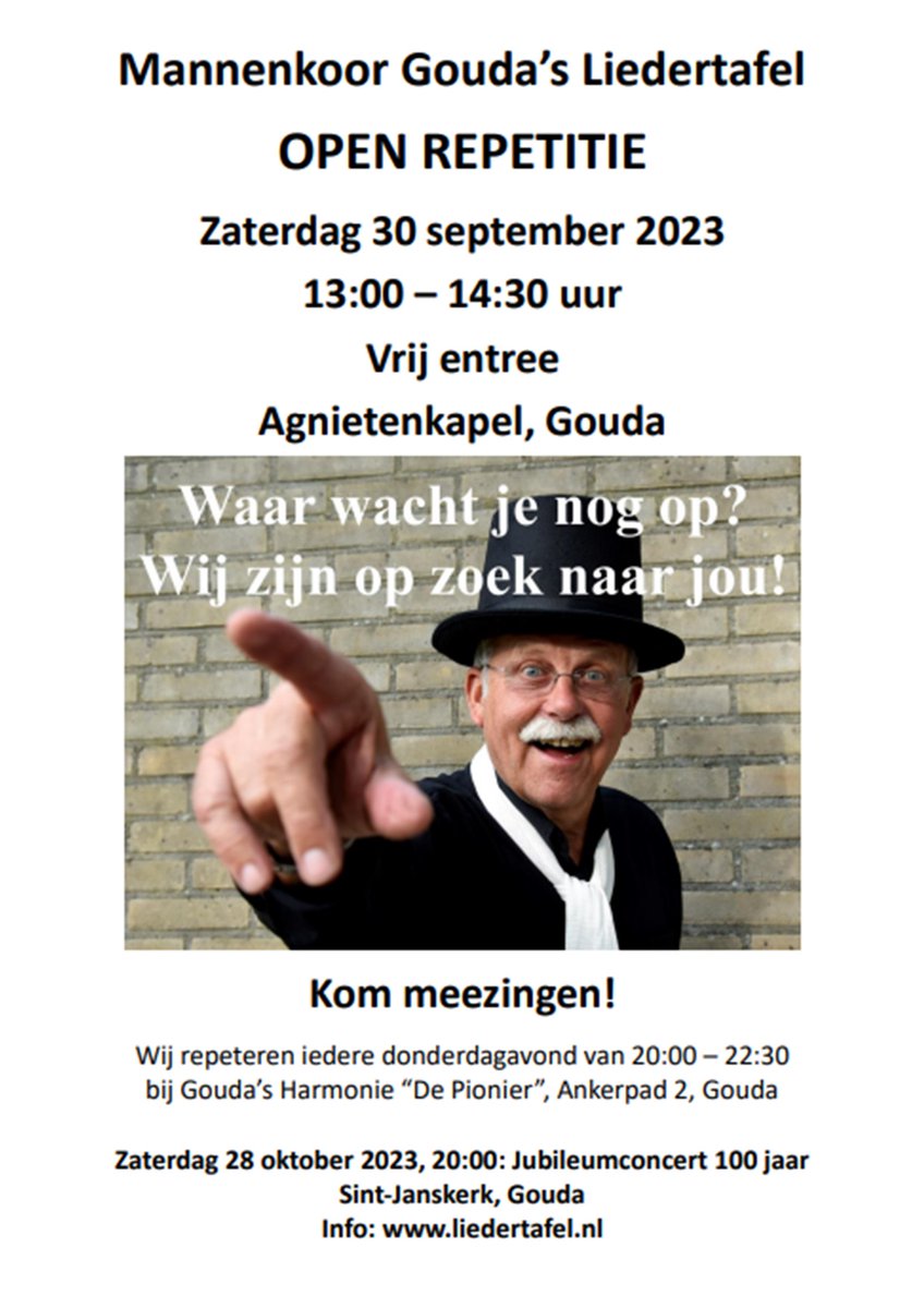 Gouda's Liedertafel (@mvc_glt) on Twitter photo 