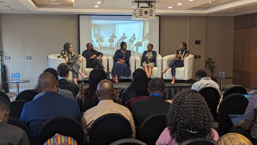GIZ DataCipation at #AfIGF2023 in Abuja, #Nigeria🇳🇬! We co-hosted 2️⃣sessions focusing on aligning the AU Data Policy Framework🌐 with national interests to enhance #DataGovernance & driving #gender transformative initiatives to empower women👩‍💻 for a digitally inclusive #Africa.
