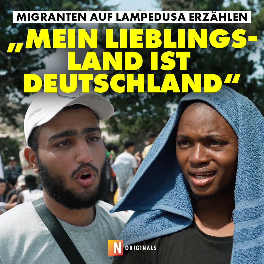 Nabil aus Syrien erzählt: „In Deutschland zu leben ist goldwert, weil wir Rechte haben. Man bekommt ein Haus in einem Land, das dich beschützt. Und du kannst in jedem Job arbeiten.“
Die ganze Dokumentation „Lampedusa – Ansturm auf Europa“ von <a href="/jannibal_/">Jan A. Karon</a>:
nius.de/NIUS%20Origina…