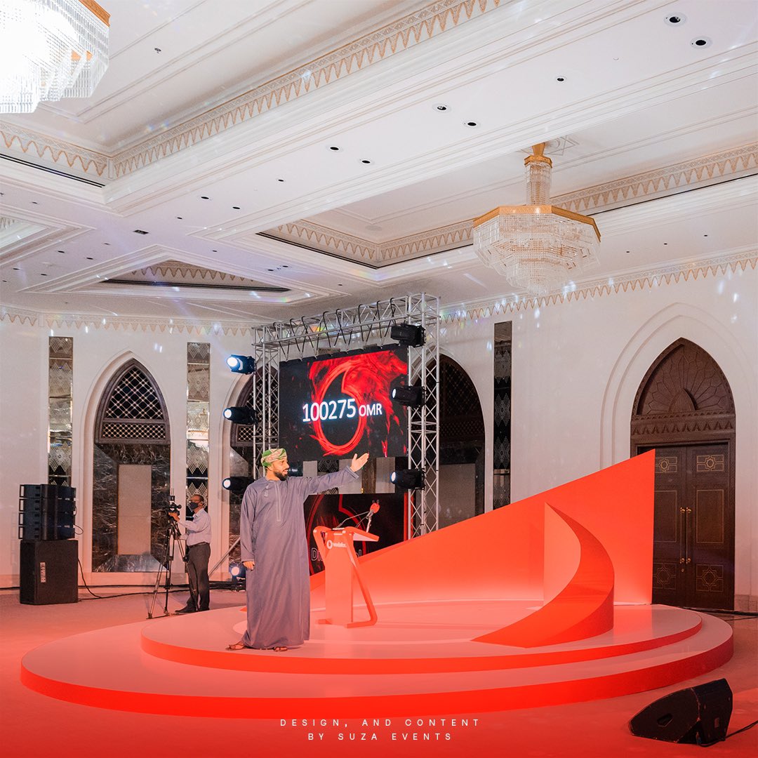 A spectacular event for a great cause💥💥💥Highlights from Vodafone auction event 
•
•
Concept, desgin, build up and management by SUZA
•
•
•
#TogetherWeCan #Suza @vodafoneomn