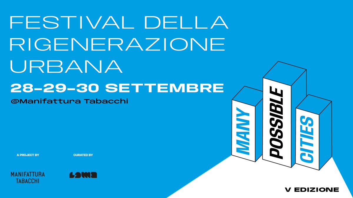 T-Factor Roadshow starts on September 28 in Florence within Many Possible Cities Festival!
We will gather together to discuss possibilities to support temporary uses as viable practices for sustainable urban regeneration.
+Info:
t-factor.eu/roadshow/flore…