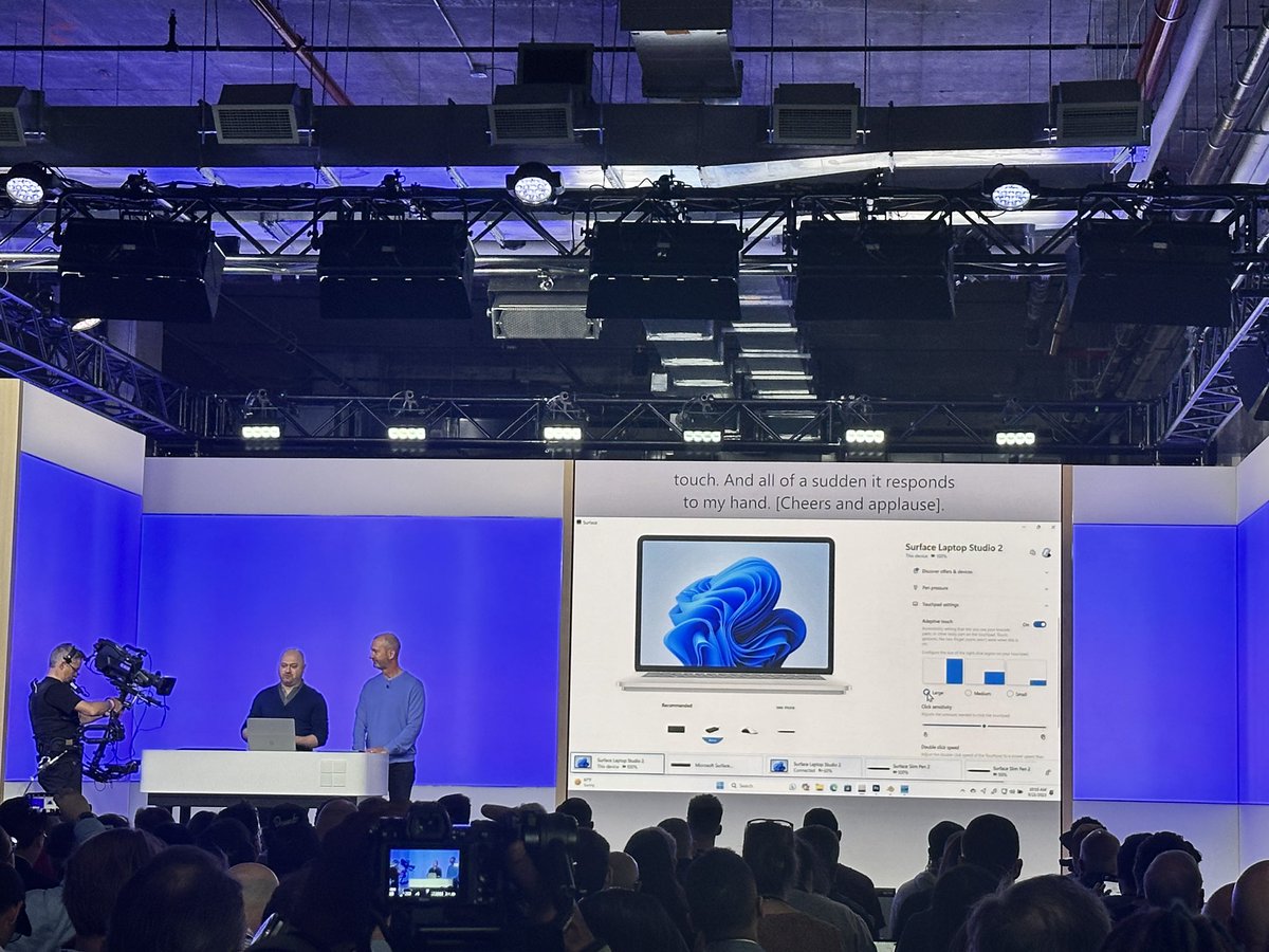 .<a href="/Microsoft/">Microsoft</a> surface laptop 2 is unveiled with adaptive tools making accessibility a priority #microsoftevent