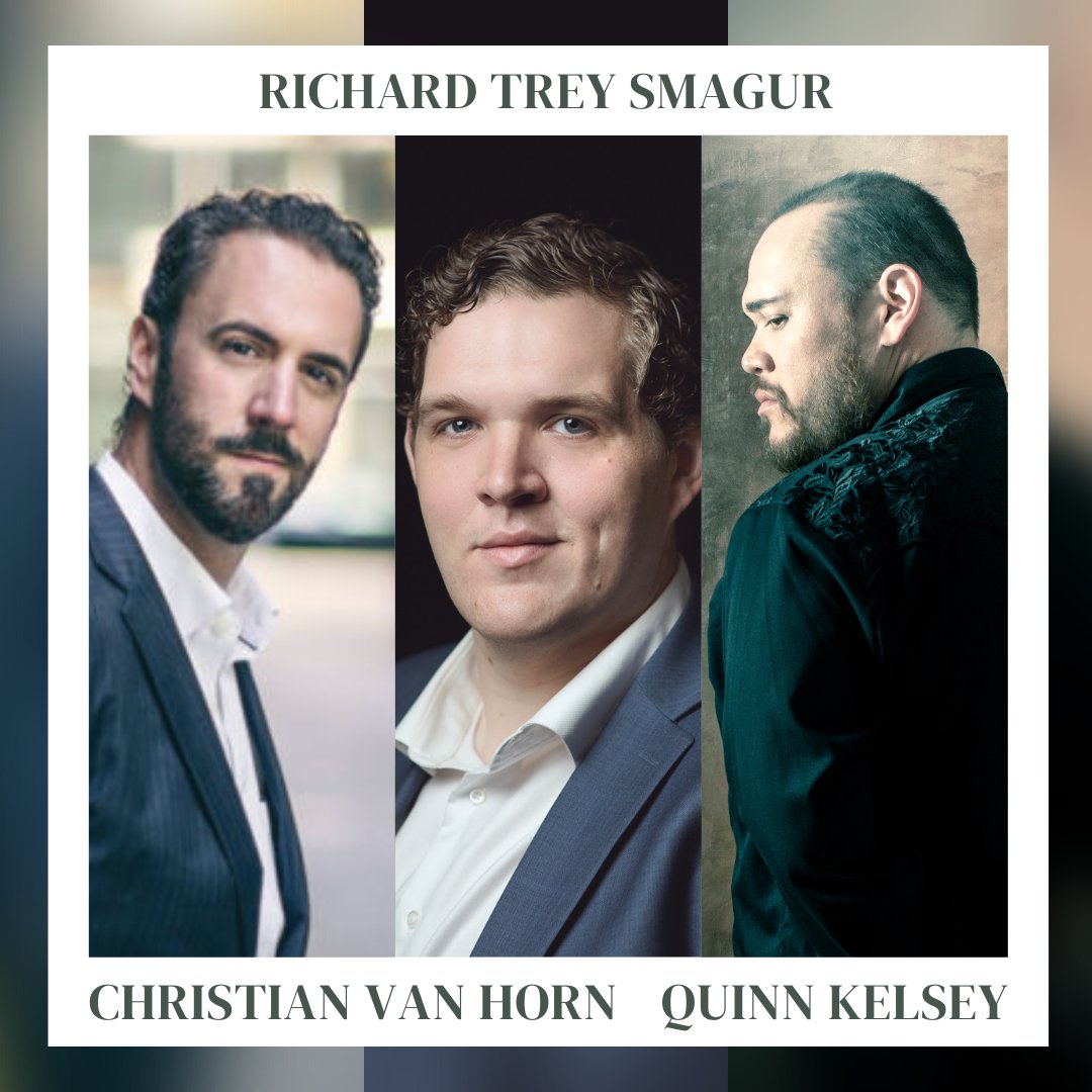 RTuckerMusicFdn's tweet photo. Bass-baritone Christian Van Horn (@VanHornCVH), baritone Quinn Kelsey, and tenor Richard Trey Smagur will appear in Simon Boccanegra at Opera Philadelphia on September 22, 24, and 29!
#Opera #OperaSinger #Singer #Baritone #tenor #SimonBoccanegra #OperaPhiladelphia https://t.co/6FT8Xm5R2n