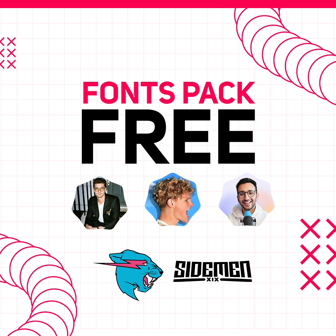 imadeonart's tweet image. ⭐️ FREE Thumbnails popular FONTS PACK ⭐️

🎁 To get it:
- Follow me 
- Like ❤️ &amp;amp; Retweet ♻️
- Comment    &quot;Font&quot;  

I&apos;ll send you the link in DM&apos;s🔗