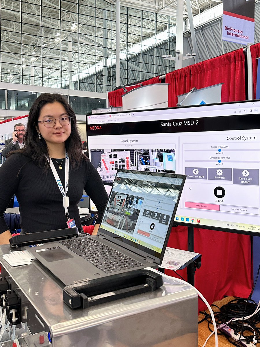 MEDNAScientific's tweet photo. Drive a MEDNA Rover prototype and view the MEDNA facility at Booth 837 of #BioProcessInternational #BPI23! 🦾 https://t.co/29WVdFJTjQ