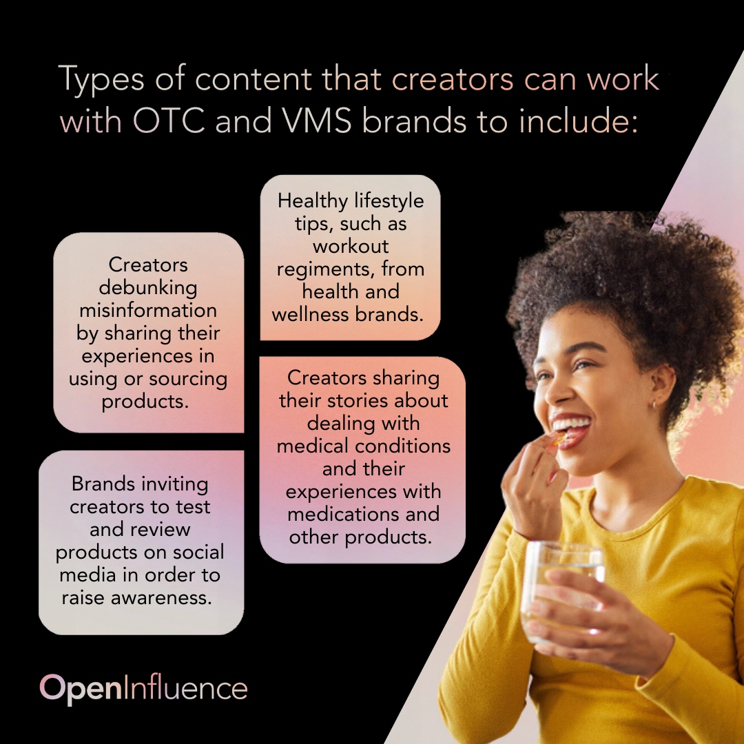 OpenInfluence's tweet image. Looking for more ways creator marketing fits into the over-the-counter pharmaceuticals and vitamins, minerals, and supplements industry? 💭 Download our trend report: openinfluence.com/everything-you…
___
#creatormarketing #influencermarketing #pharmabrands #wellnessindustry