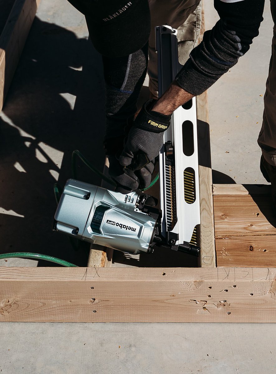 MetaboHPT's tweet image. The best nailers in the game! Outlast and Outperform with the Pro Preferred Brand of Pneumatic Nailers.

#MetaboHPT #GreenMeansGO #Carpentry#Jobsite #JobsiteTools #Build #Builder #ToolsOfTheTrade #RespectTheTrades