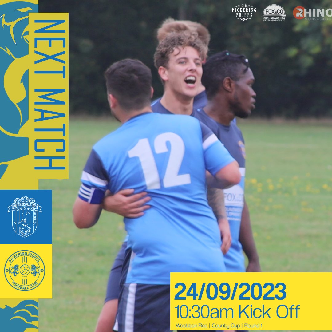 The Phipps kickstart our county cup campaign this Sunday against Northants Allstars🔵🔵 

#upthephipps #football #footballnorthampton #sundayleague #northamptonfootball