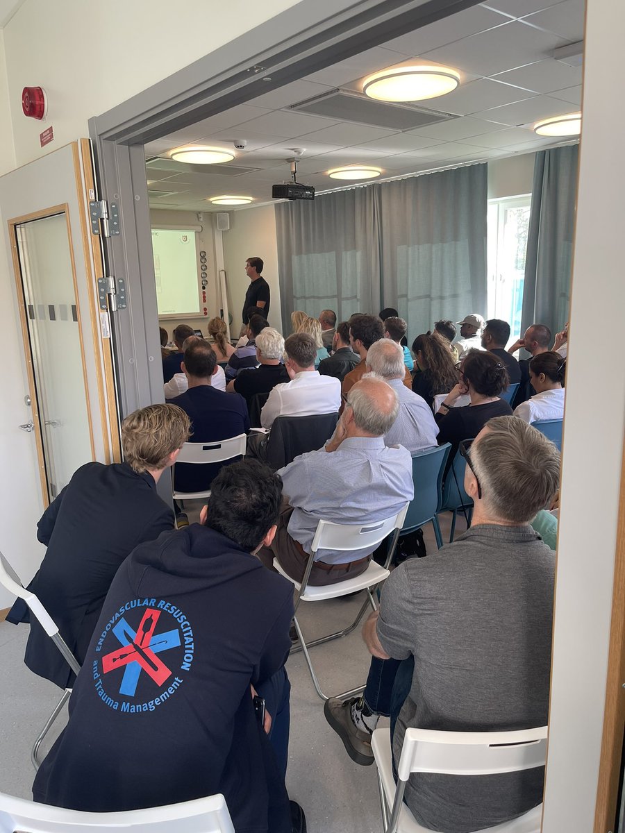 The first day at the #EVTM workshop in Örebro is coming to an end. Again been a great day with amazing talks presenting the latest data on EndoVascular resuscitation and Trauma Management with attendees and instructors from all around the world.