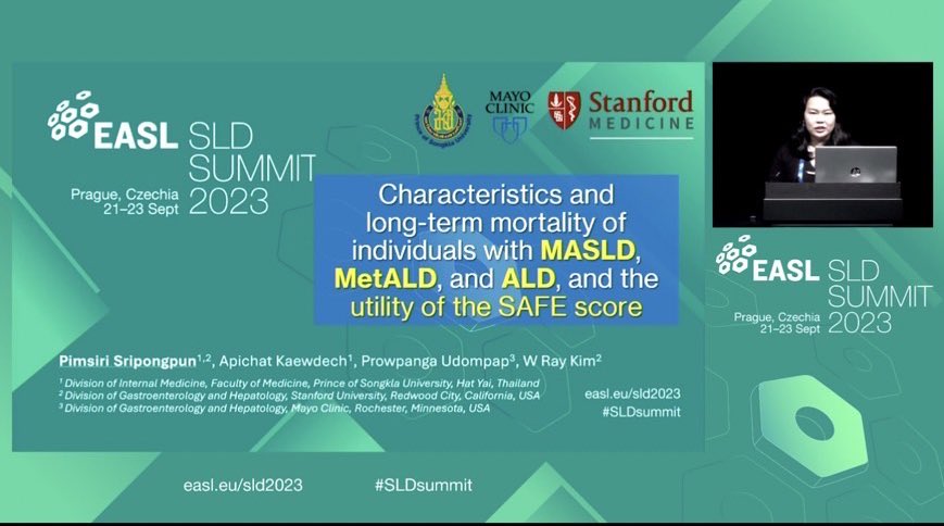 Proud and honored to present the work of PSU x Mayo Clinic x @Stanford_GI on the new nomenclature of SLD as an oral presentation at #SLDsummit 2023. 
Thanks our team @Apichatka @peow_u @WRayKimMD 🙏🏻
@EASLnews @EASLedu