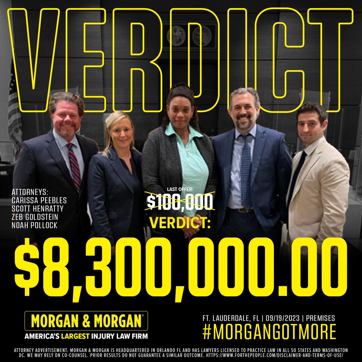 Morgan & Morgan tweet media