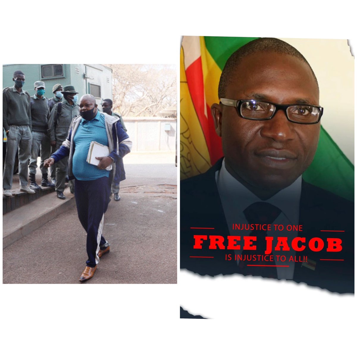 We continue to demand a stop to political percecution of @JobSikhala1 &  @NgarivhumeJacob . The unlawful arrests and detention of political prisoners must stop. It's not a crime to have a different view from the regime
#FreeJobSikhala
#FreeJacobNgarivhume