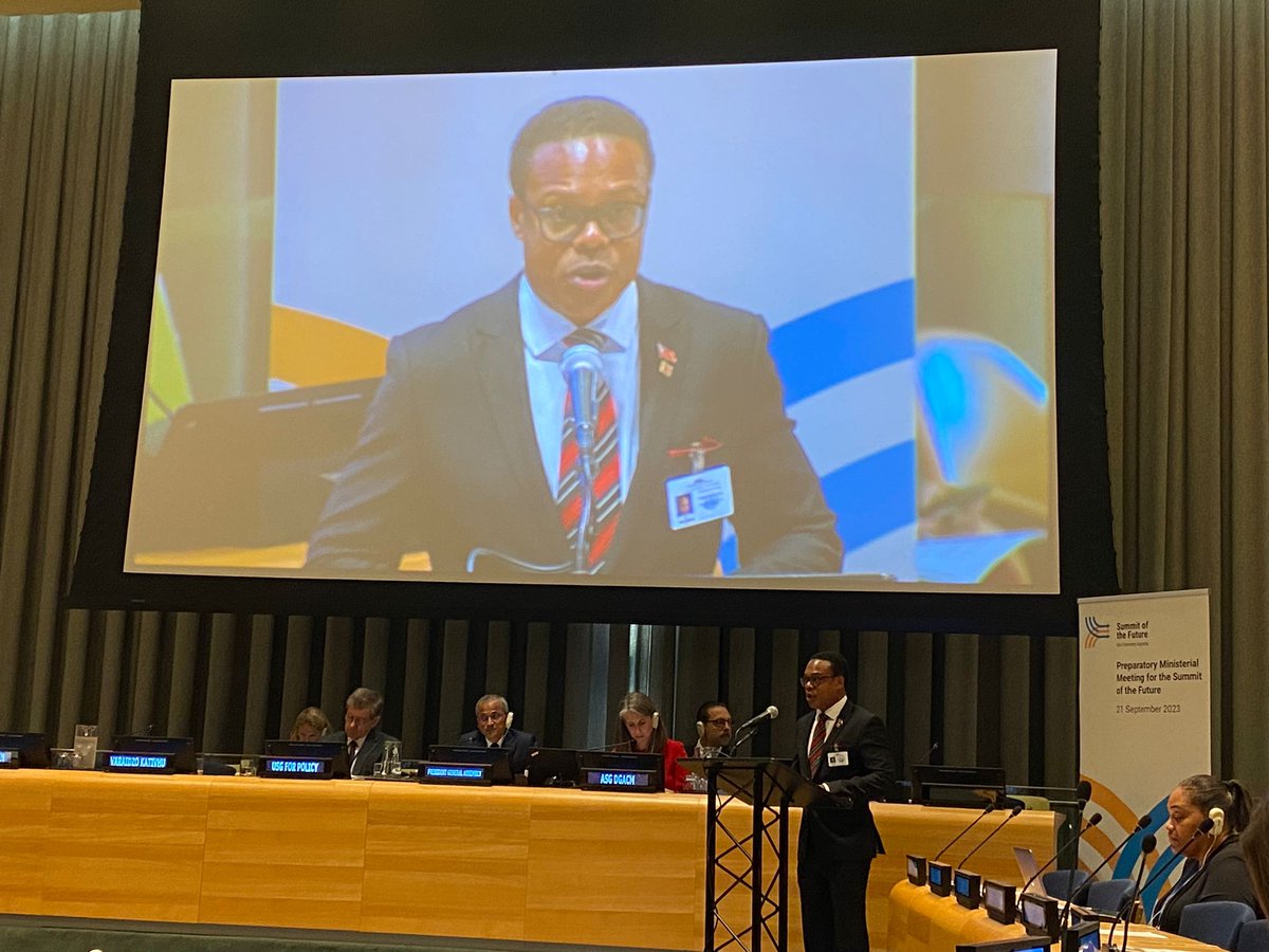 T&T will continue to participate in preparations for the Summit of the Future in 2024. Speaking at the Summit’s Ministerial Preparatory Meeting this morning, Min. Browne called for the Summit to reach solutions that can shape and propel the world towards peace and sustainability.